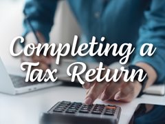 Completing a tax return