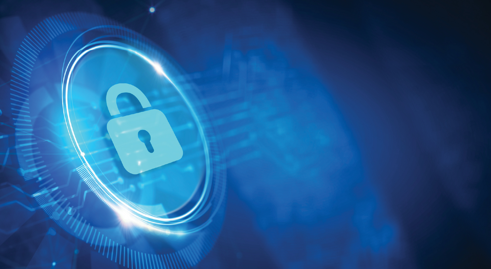 Abstract image of padlock. 
